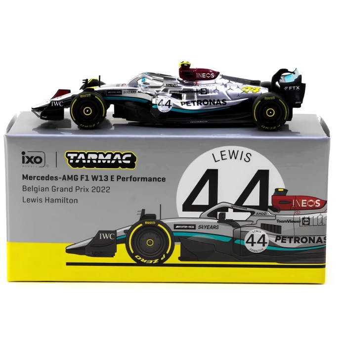 Tarmac Works 1/64 Mercedes-AMG F1 W13 E Performance Belgian Grand Prix 2022