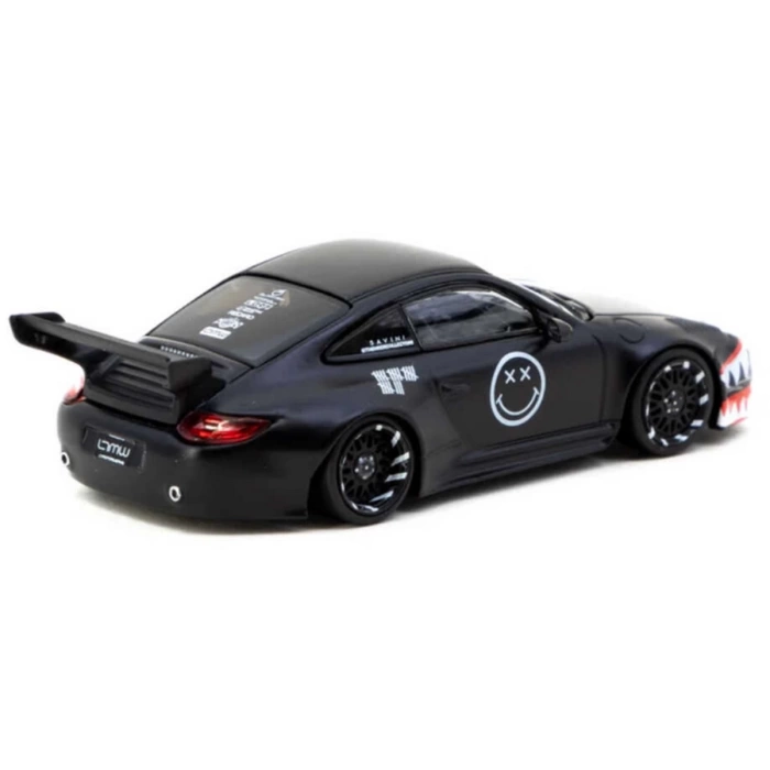 Tarmac Works 1/64 Old & New 997 Matte Black - HOBBY64