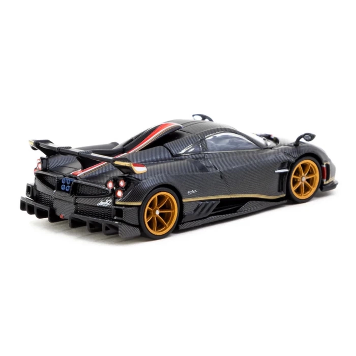 Tarmac Works 1/64 Pagani Imola Matt Black Carbon Fiber