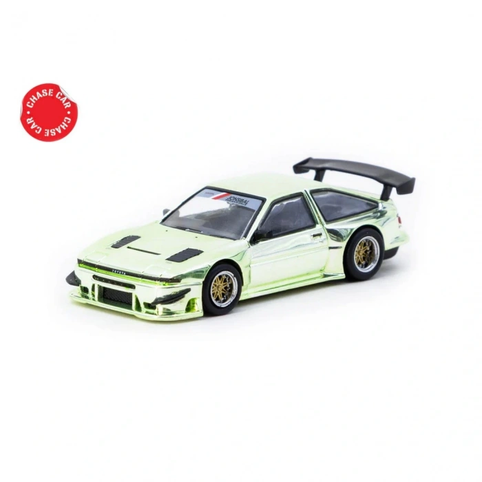 Tarmac Works 1/64 Toyota Sprinter Trueno AE86 Widebody Green - Designed by Jon Sibal