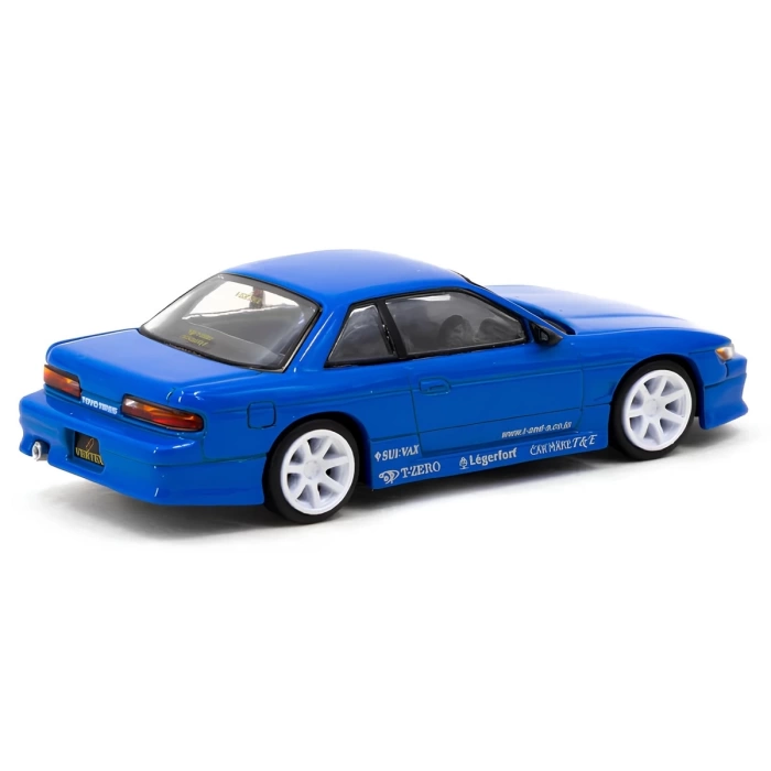 Tarmac Works 1/64 VERTEX Nissan Silvia S13 Blue Metallic