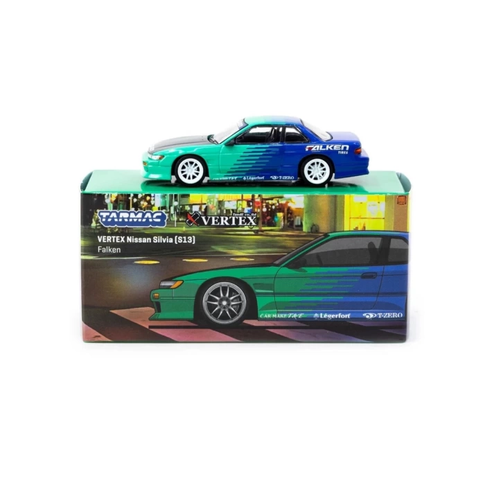 Tarmac Works 1/64 VERTEX Nissan Silvia (S13) Falken