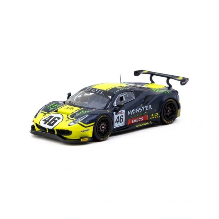 Tarmac Works X iXO Models 1/64 Ferrari 488 GT3 Gulf 12 Hours 2019 #46
