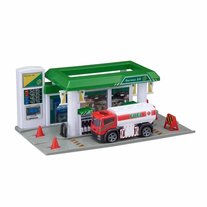 Teamsterz Service Station Petrol İstasyonu Seti