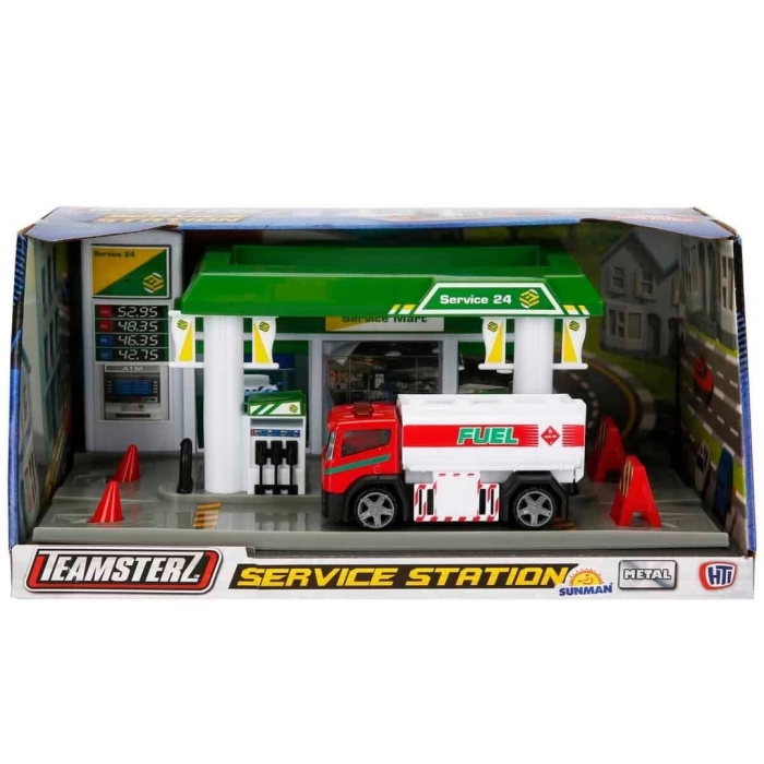 Teamsterz Service Station Petrol İstasyonu Seti