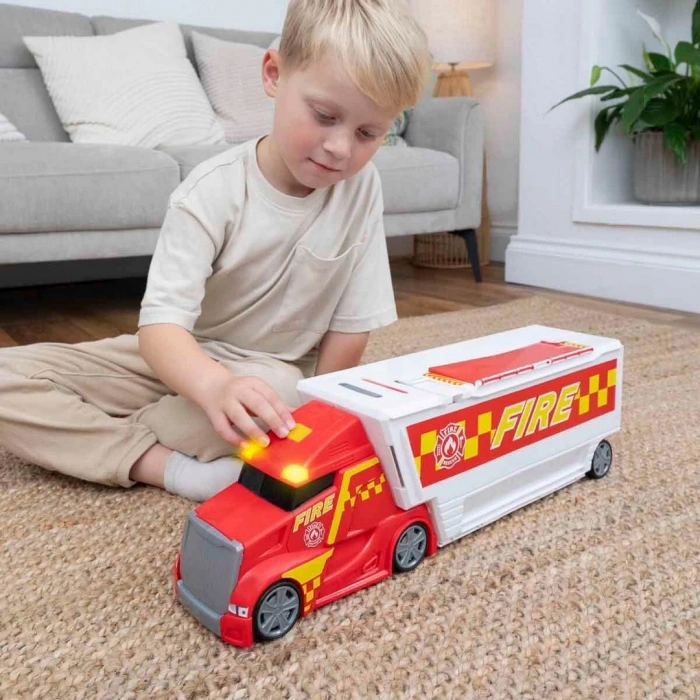 Teamsterz Sesli ve Işıklı Dönüşebilen İtfaiye Komuta Tırı