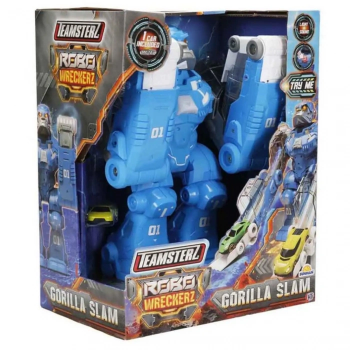 Teamsterz Sesli Ve Işıklı Robo Wreckerz Rhino Slam Oyun Seti