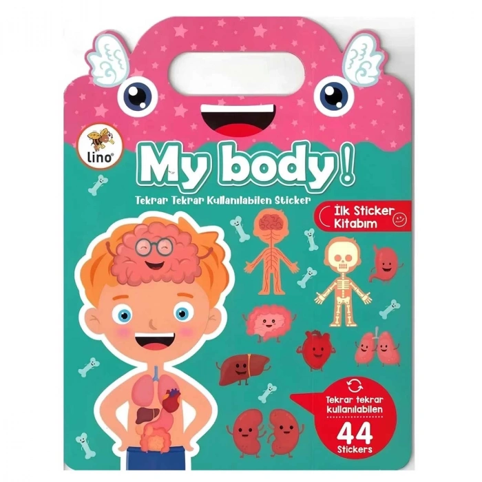Tekrar Tekrar Kullanılabilen İlk Sticker Kitabım My Body