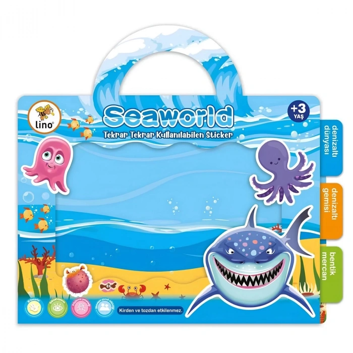 Tekrar Tekrar Kullanılabilen Sticker Kitabım Seaworld