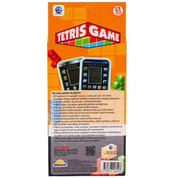 Tetris Game Tetris Oyun Konsolu 158A