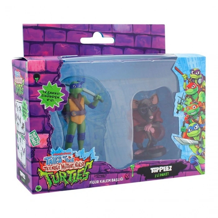 TMNT Figürlü Kalem Başlığı 2li Paket