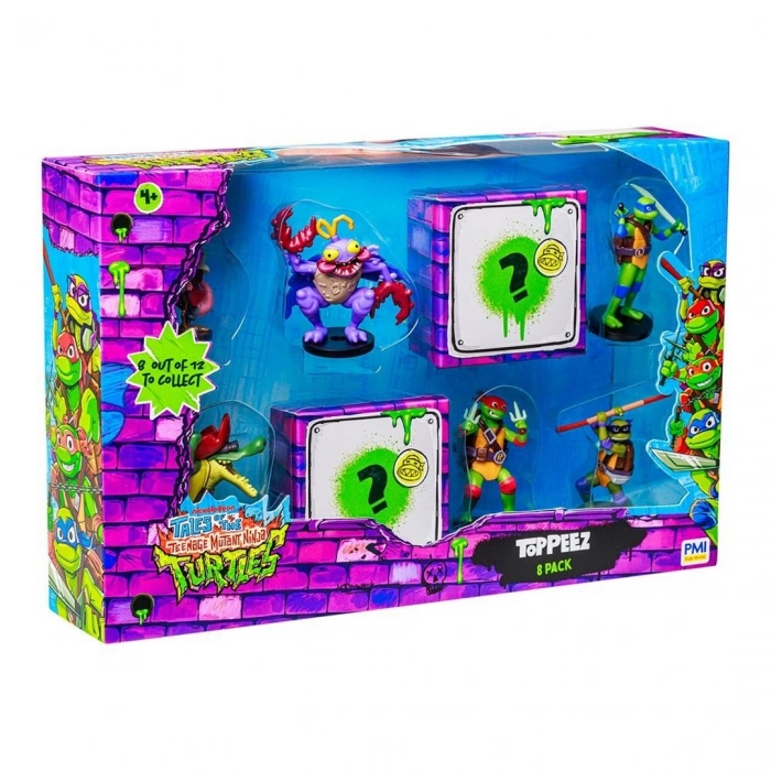 TMNT Figürlü Kalem Başlığı 8li Paket