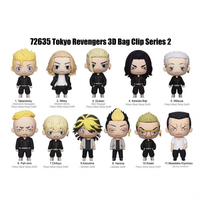 Tokyo Revengers Klipsli Figür Seri 2