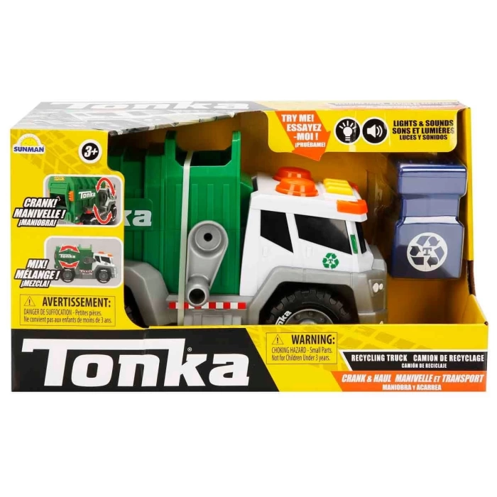 Tonka Sesli ve Işıklı Geri Dönüşüm Kamyonu S00006243