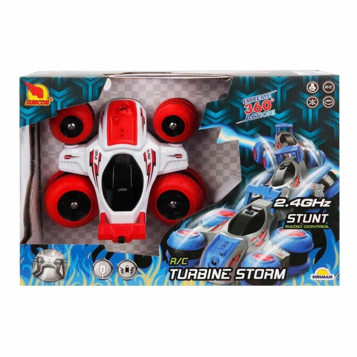 Turbine Storm 360 Derece Dönen Uzaktan Kumandalı Araba 16 cm