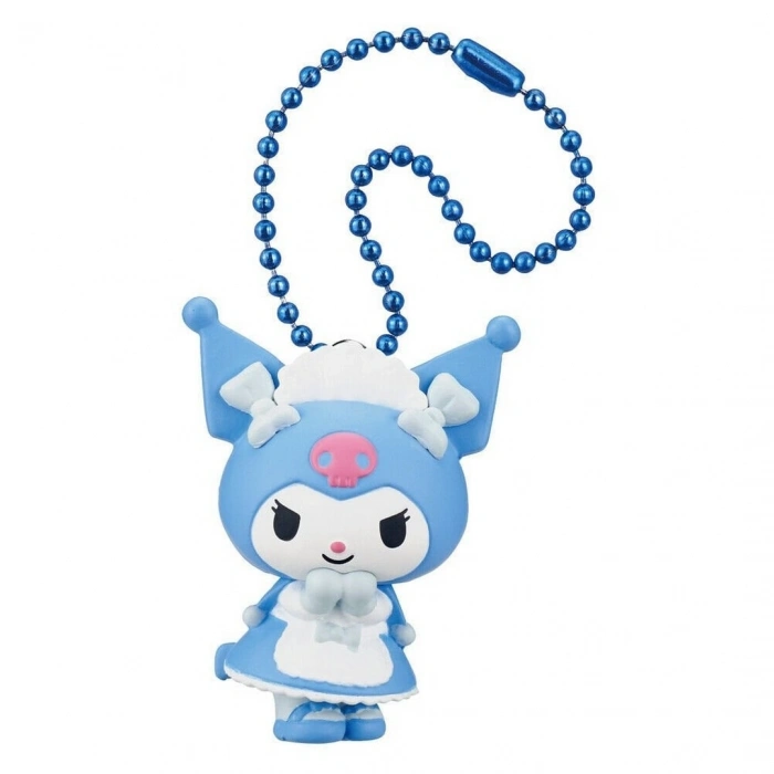 Twinchees My Melody ve Kuromi Mavi Şirin Elbiseli Anahtarlık Figür Serisi