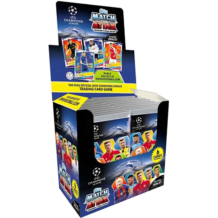 UEFA Şampiyonlar Ligi 16/17 Match Attax Futbolcu Kartları - 6lı Paket