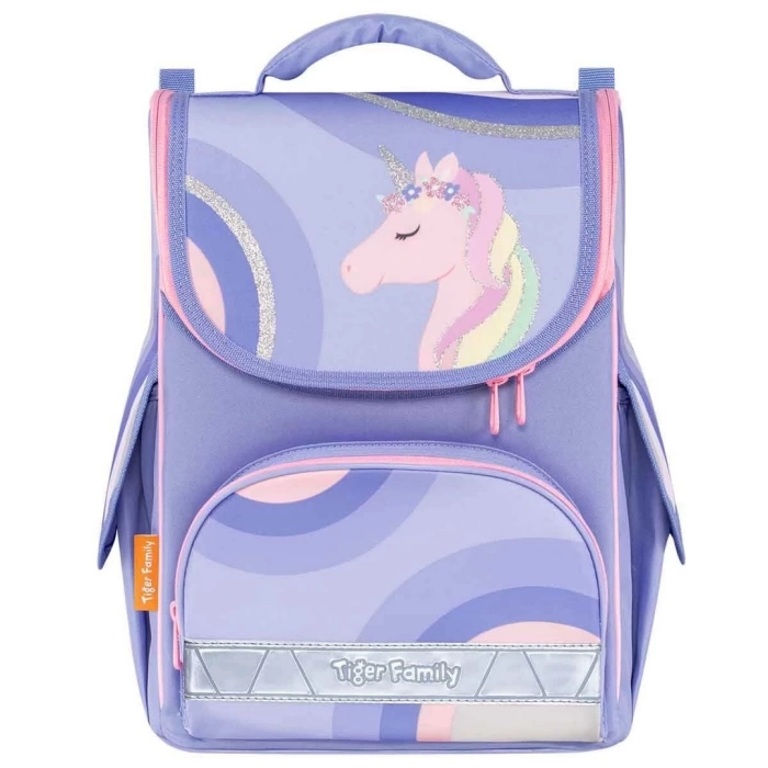 Unicorn Desenli Renkli Okul Çantası