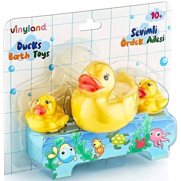 Vinyland Vinil Ördek Ailesi Banyo Oyuncakları 661778