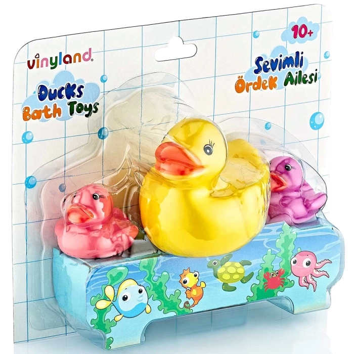 Vinyland Vinil Ördek Ailesi Banyo Oyuncakları 661778