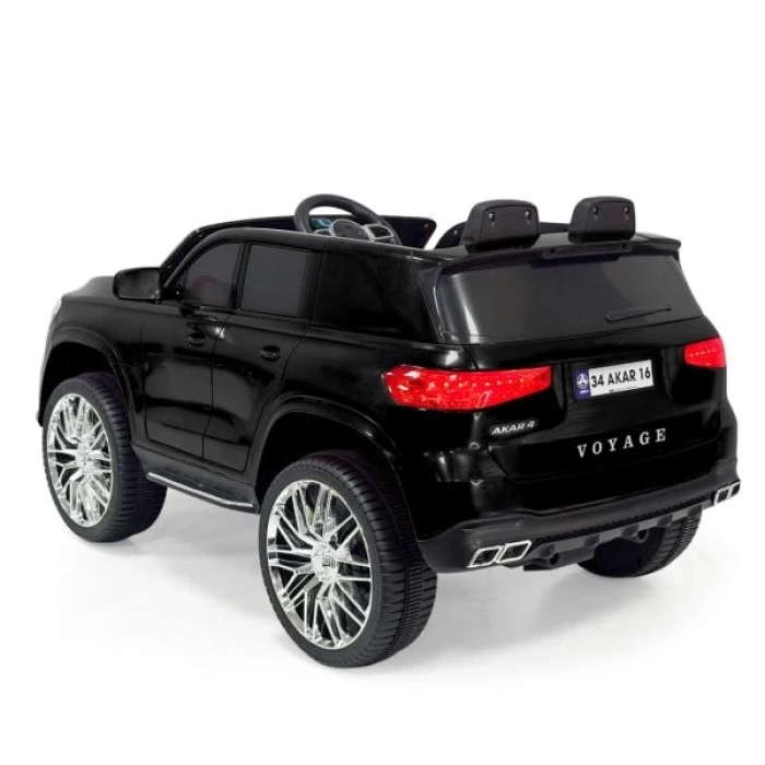 Voyage GT Siyah Uzaktan Kumandalı 4X2 12 VOLT Akülü Araba