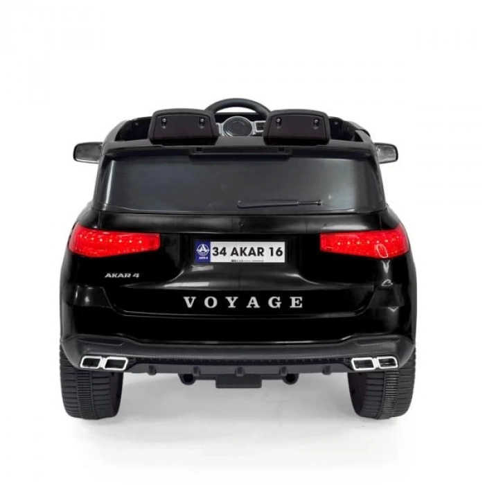Voyage GT Siyah Uzaktan Kumandalı 4X2 12 VOLT Akülü Araba