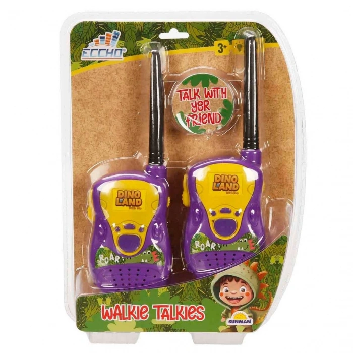 Walkie Talkie Dinozor Temalı Telsiz Seti
