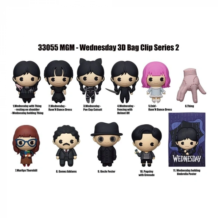 Wednesday Klipsli Figür Seri 2