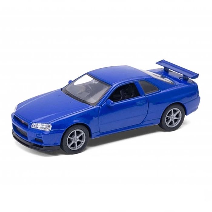 Welly 1:32 Nissan Skyline GTR R34 Çek Bırak Araba