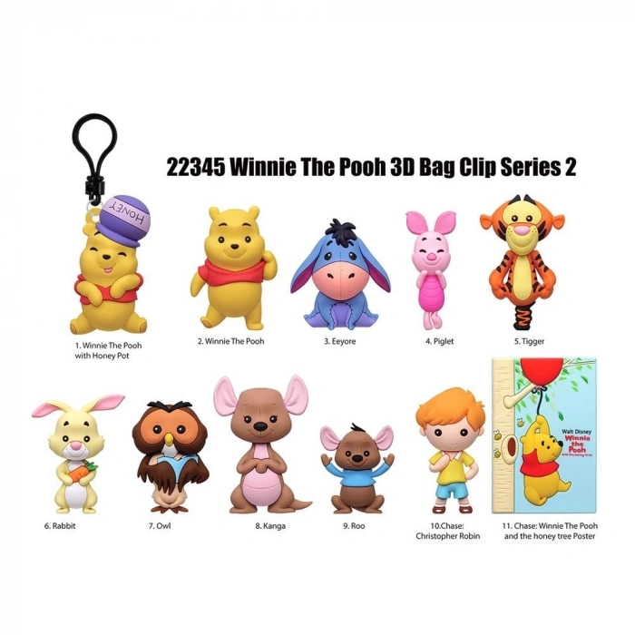 Winnie The Pooh Klipsli Figür Seri 65