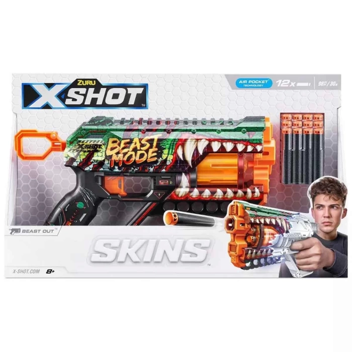 X-Shot Skins Griefer Dart Fırlatıcı 12 Dartlı