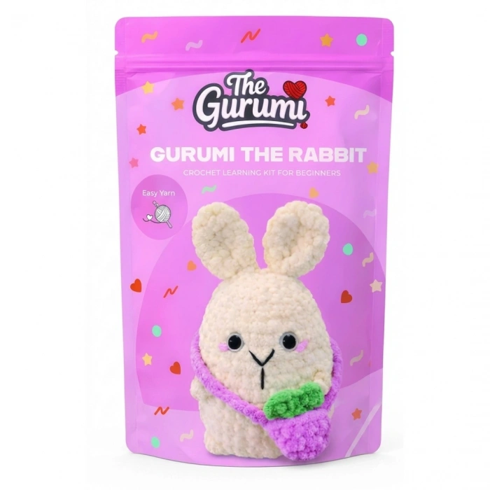 Yeni Başlayanlar İçin Tavşan Amigurumi Örgü Kiti