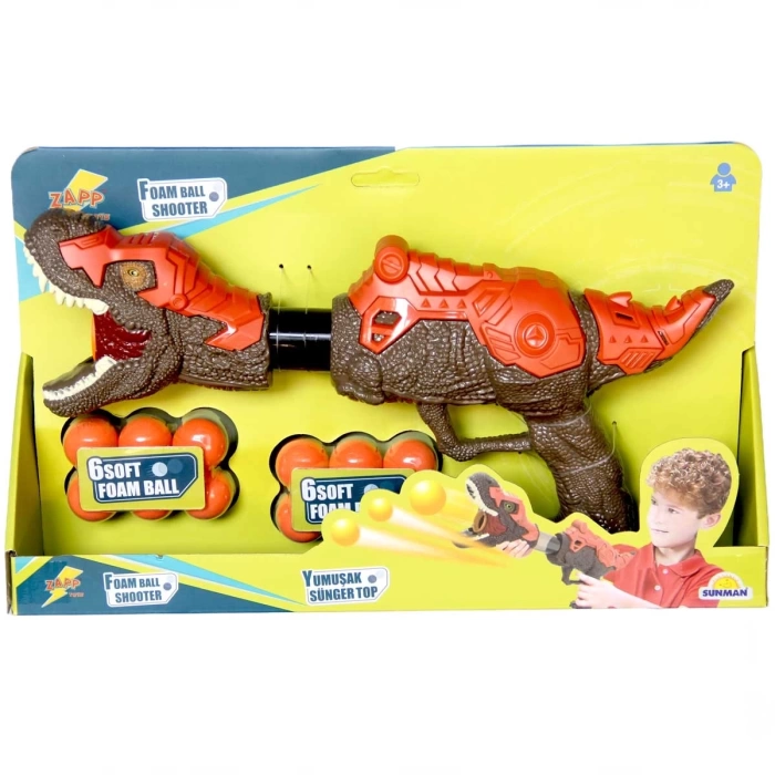 Yumuşak Sünger Top Atan Dinozor Oyuncak