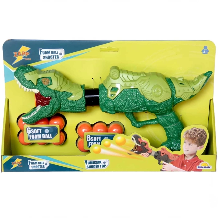Yumuşak Sünger Top Atan Dinozor Oyuncak