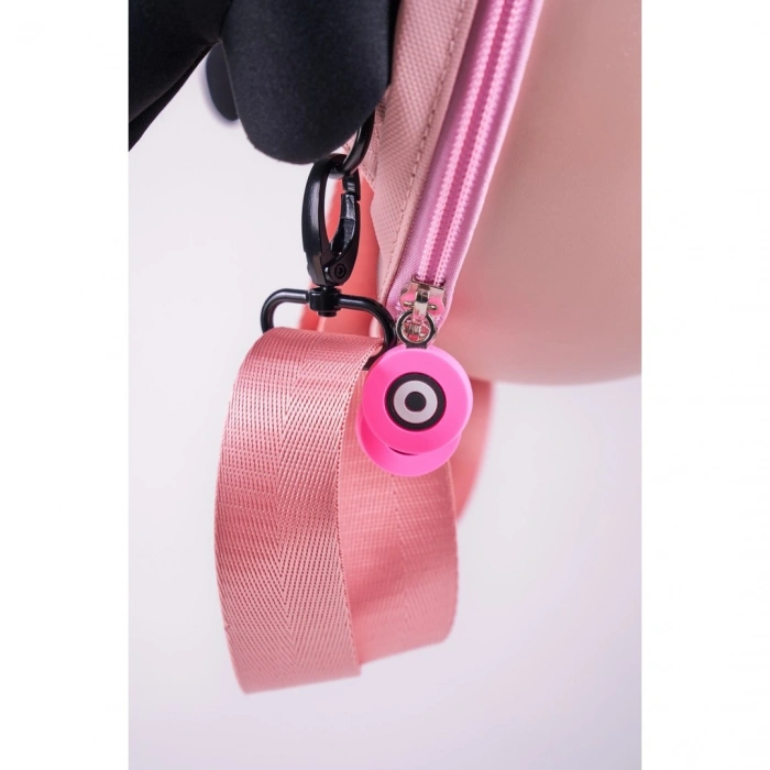 Zampago Angel Eye Led Işıklı Çocuk Sırt Çantası Pembe