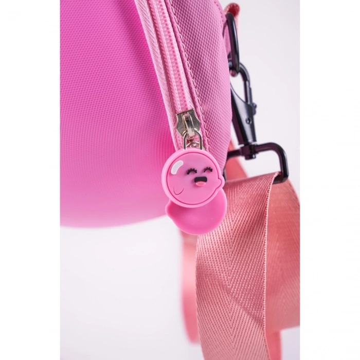 Zampago Big Eye Led Işıklı Çocuk Sırt Çantası Pembe
