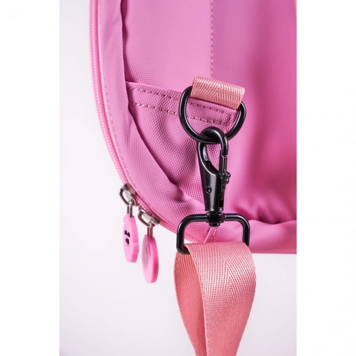 Zampago Big Eye Led Işıklı Çocuk Sırt Çantası Pembe