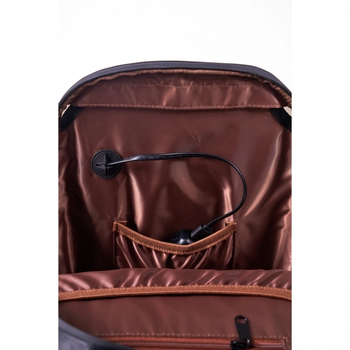 Zampago Bluetooth Kontrollü Işıklı Dijital Ekran Çanta Siyah