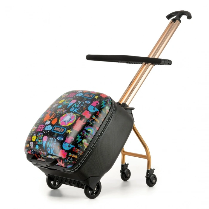 Zampago Motto Kabin Boy Çocuk Valizi