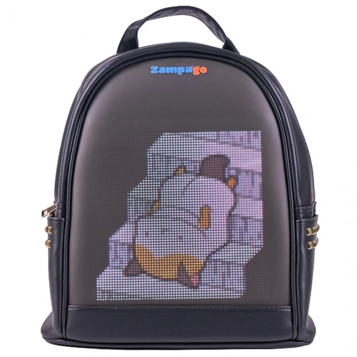 Zampago ShowMe Led Ekranlı Sırt Çantası-Siyah