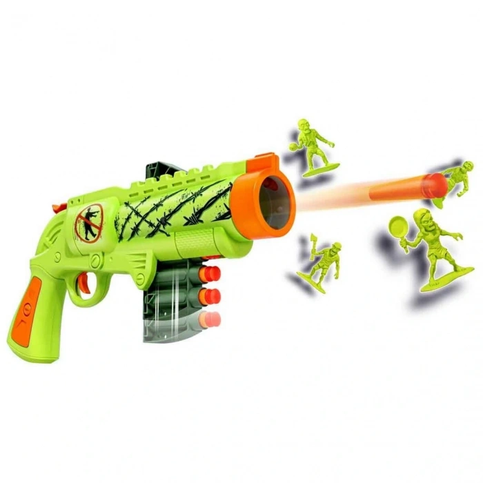 Zombie Hunter 9 Mermili Sünger Dart Atan Silah 31 cm