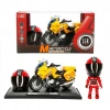 1:14 Sesli ve Işıklı BMW Die Cast Çek Bırak Motosiklet