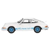 Mini GT 1/64 Porsche 911 Carrera RS 2.7 Grand Prix White with Blue Livery