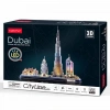 182 Parça 3D Puzzle: Dubai Led Işıklı