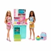Barbie Brooklyn ve Malibu Pasta Yapıyor Oyun Seti HJY94