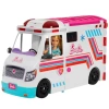 Barbie Dönüşen Ambulans ve Klinik Oyun Seti HKT79