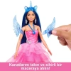 Barbie Mavi Saçlı Prenses Bebek HRR16