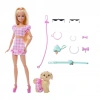 Barbie Uyumlu Dostlar Sarı Saçlı Bebek ve Köpekçiği