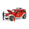 Bruder Jeep Wrangler Rubicon İtfaiye Aracı Ve İtfaiyeci BR02528