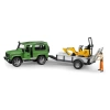 Bruder Land Rover Arazi Aracı Ve Jcb Mini Kazıcı BR02593